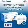 Картридж для фильтра-кувшина BWT Soft Filtered Water Для смягчения воды - защита от накипи, 6 шт.