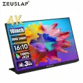 ZEUSLAP P16KF 16  4К Портативный монитор 3840*2400 16:10 100% sRGB 500 Кд/м2 Путешествия Игровой дисплей для ПК ноутбука Switch Steam Deck PS5 Xbox
