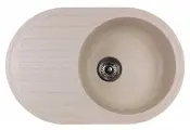 Мойка GRANICOM NOVELL Каролина 7502 (740*485мм), (латте) (без сифона)