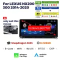 MEKEDE 10.25-дюймовый автомагнитола снапдрагон 668S Android 8G+256G беспроводной Carplay AUTO DSP для Лексус NX NX200 NX200T NX300h 2014-2020 A 668S 8G-128G