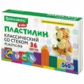 Пластилин 36 цветов Brauberg Kids, 540г, со стеком (106678), 5 уп.