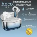 Hoco TWS-наушники HOCO EQ16 ANC с поддержкой Bluetooth 5.3 и активным шумоподавлением синие
