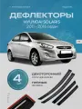 Дефлекторы на окна HYUNDAI SOLARIS 1 2011-2016 седан + рестайлинг