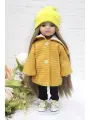 Комплект одежды и обуви для кукол Paola Reina 32 см, желтый, черный
