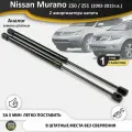 Газовые упоры (амортизаторы) капота для Nissan Murano Z50 и Z51 (2002-2015г. в.) стойки кузова 2 шт, газлифт крышки ниссан мурано з50 и з51