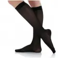 Гольфы женские компрессионные Orto, плотные, с мультифиброй, II класс компрессии(23-32 мм рт. ст.), закрытый мысок, Арт.4322, Длины: NORM, LONG, цвет черный, размер L