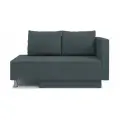 Кушетка PUSHE Леон Lux, универсальный угол, велюр, серый Balance 996