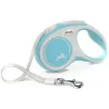 Flexi рулетка NEW LINE Comfort XS (до 12 кг) лента 3 м серый/голубой
