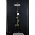 Душевая стойка Gappo G2448-3 , латунь, золотой сатин