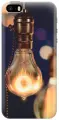 Силиконовый чехол на Apple iPhone SE / 5s / 5 / Эпл Айфон 5 / 5с / СЕ с рисунком Ретро-лампа