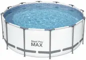 Каркасный бассейн Steel Pro Max 366х122см, 10250л, фил.-насос 2006л/ч, лестница, тент 56420