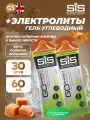 Гель питьевой SCIENCE IN SPORT (SiS) Go Energy + Electrolyte Gels 30 x 60 мл + электролиты, Соленая карамель