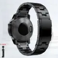 Титановый ремешок FancyWrist для Garmin Fenix 8, Black1, 26mm