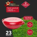 Казан ВОК чугунный + Крышка сковорода 5л красный Forester Red Line