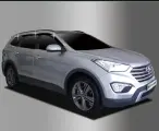 Hyundai Grand SantaFe 2013 - дефлекторы для окон