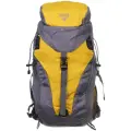 Рюкзак туристический 45л, водоотталкивающий, желтый/серый, для активного отдыха