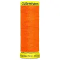 Нитки швейные Gutermann Maraflex 120 для эластичных, трикотажных материалов, 150 м, 100% ПБТ, 5 шт (3871 неоновый оранжевый)