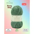 Пряжа Wolans Bunny Baby Еловый (78) 5 мотков 100 г/120 м (100% микрополиэстер) воланс банни беби