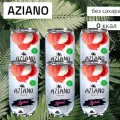 Газированный напиток Азиано Личи (Aziano Lychee) без сахара, 6 штук по 350 мл
