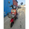 Электро скутер мопед с педалями SKY WAY Tank Литионая батарея 800W красный