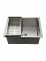 Мойка для кухни с коландером из нержавеющей стали Gappo GS5040 50х40, цвет сатин