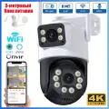 8MP 4K PTZ IP-камера с двумя объективами и несколькими видами Smart Human Detect cam Night Vision Outdoor Wifi Surveillance Camera ICsee