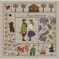 Набор для вышивания Le Bonheur des Dames #7711 November (Ноябрь), Гладь, 22 х 22 см