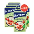 Хлопья Быстров овсяные, клубника с молоком, 240г 6 шт