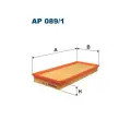 Фильтр воздушный для автомобиля BMW, FILTRON AP089/1 (1 шт.)