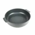 Форма для запекания круглая Peugeot Slate 34см, керамическая, антрацит
