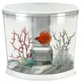 Аквариум Pawgether WF-1 панорамный 3,3 л, настольный с фильтром и светильником
