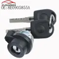 Новый цилиндр замка рулевого зажигания с ключом для VW Skoda Audi A6 Q3 R8 TT Seat 8E0905855A 107905855CF 6L0905855D, 8E0905855A
