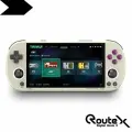 Портативная игровая консоль Trimui smart pro 64 гб, бежевый, встроенные игры, IPS экран