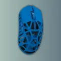 WLMOUSE BEAST X MINI PRO, цвет: инфинити синий, игровая мышь из магниевого сплава, Omron, сенсор: PAW 3950 HS, вес 34 г.