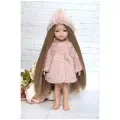 Одежда для кукол 32-35см Paola Reina, Vidal Rojas, Berjuan и др, Шубка для кукол, пудровый