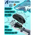 Мышь игровая Attack Shark X11 док-станция, беспроводная, Bluetooth + 2.4Ghz USB, 22000 Dpi, черный