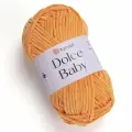 Пряжа Dolce Baby (YarnArt), желток - 852, 100% микрополиэстер, 5 мотков, 50 г, 85 м.