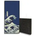 Доска Садху / Доска с гвоздями / Доска для Йоги / Мировое искусство Хокусай Большая волна в Канагаве - 1031 / шаг 10мм
