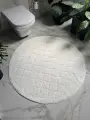 Коврик круглый для ванной и туалета 100х100 см Турция