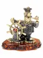 Сувенирная фигурка - Капитан Врунгель, Балтийский Янтарь, 5,5 см