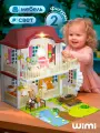 Кукольный домик с мебелью WiMi и фигуркой, дом для кукол, игровой набор