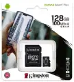 Карта памяти Kingston microSDXC Canvas Select Plus Class 10 UHS-I U1 (100/10MB/s) 128GB