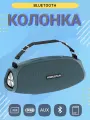 Портативная беспроводная Bluetooth колонка HOPESTAR H43 / 10 Вт / блютуз колонка / синяя