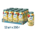 ФрутоНяня из яблок, бананов и груш с печеньем, с 6 месяцев, 250 г, 12 шт.