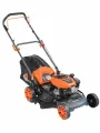 Газонокосилка бензиновая Patriot PT46, 4 л. с, ширина 46 см, 50 л, черная/оранжевая
