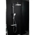 Душевая стойка со смесителем и тропическим душем Gappo G2496-10 хром, латунь