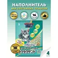 Наполнитель для кошачьего системного туалета Unicharm/KAO цеолитовый водоотталкивающий колбаски 4л