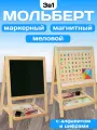 Магнитно-маркерная доска для рисования на ножках, мольберт для рисования детский, двусторонний