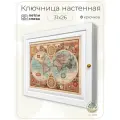 Ключница настенная с дверцей Topposters, 26х31 см, (петли слева)