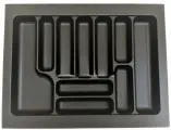 Лоток для столовых приборов в модуль 700 мм (640х490х55 мм), антрацит